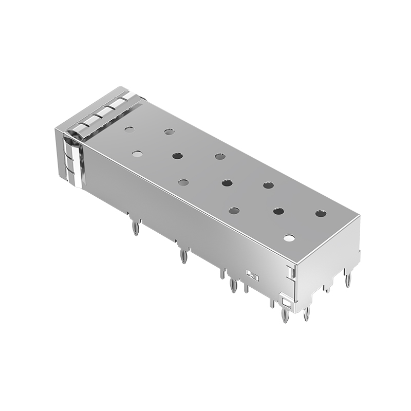 2007251-1 TE Compatible Through Hole EMI Shielded Press Fit SFP+ Cage Assembly