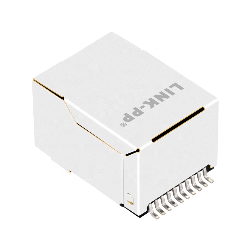 ARSM11-3652I JXD6-0002NL 49F-1201YGD2NL with Leds 100 Base-T Shielded SMT RJ45 8P8C Jack