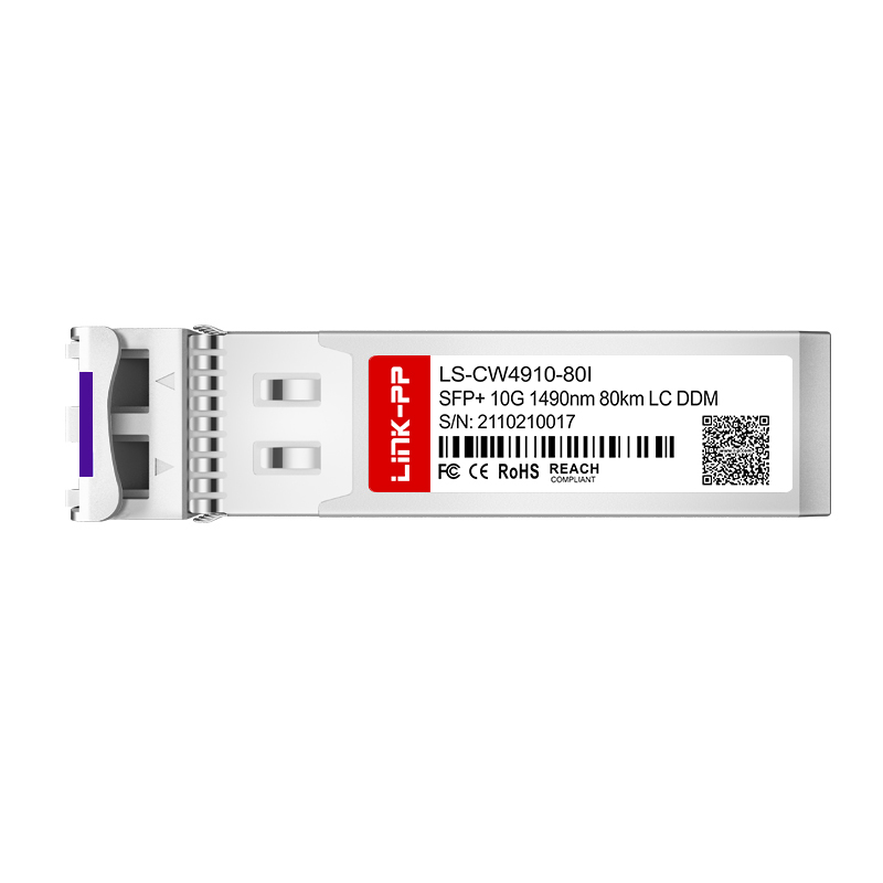 SMF Duplex LC Optical Transceiver Module Single Mode 10G CWDM SFP+ Module 80km