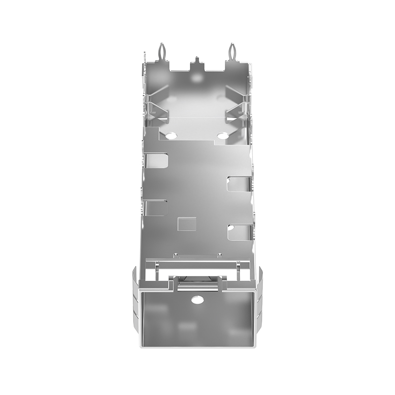 2007251-1 TE Compatible Through Hole EMI Shielded Press Fit SFP+ Cage Assembly