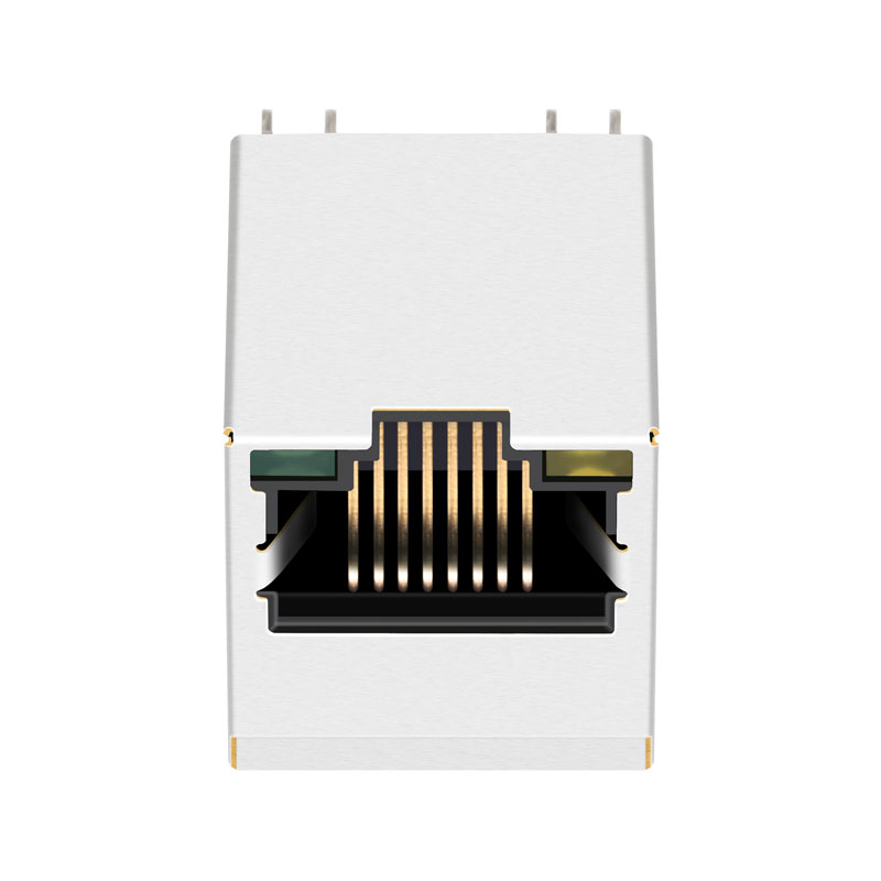 MIC66611-5171T-LF3 7499210123 Vertical Top Entry 10/100 Base-t Ethernet Poe+ Magnetic RJ45 Connector