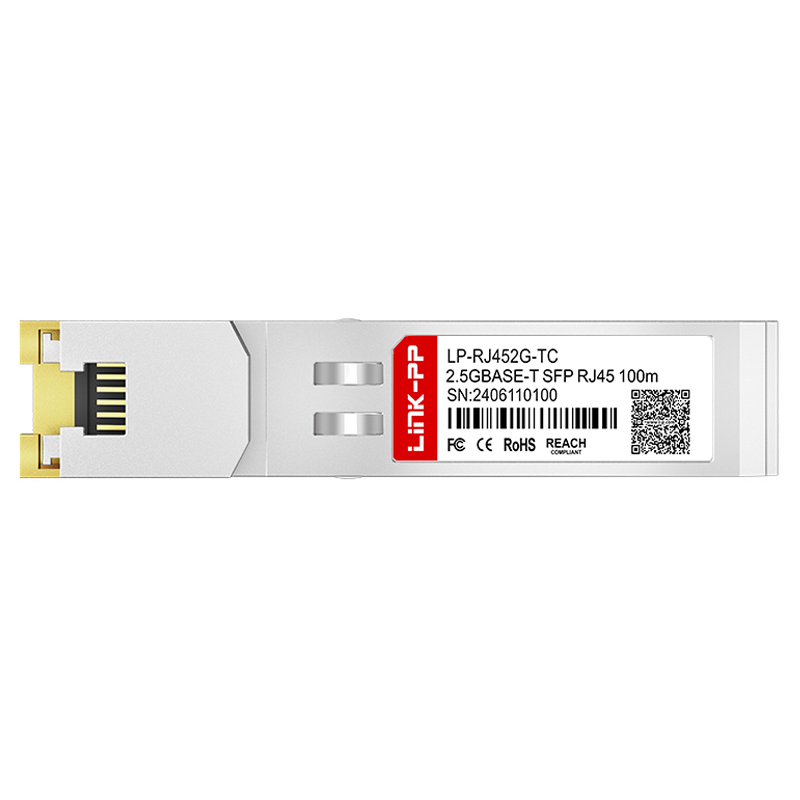 2.5GBASE-T Transceiver Module 2.5G SFP Copper RJ45 100m