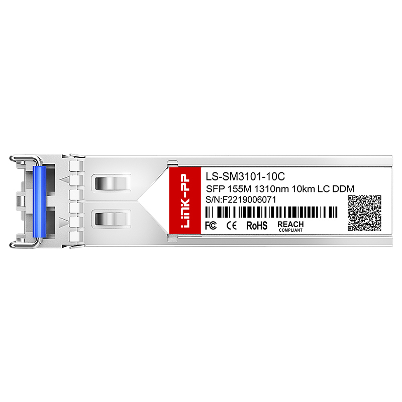 100BASE-LX Duplex LC SMF Optical Transceiver Single Mode SFP Module 1310nm 10km