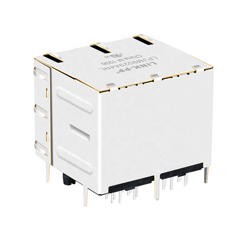 Factory Price 2X2 10G Base-T Multi-port PCB RJ45 Modular Jack