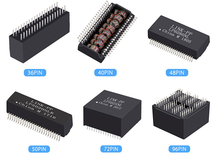 1000 BASE-T Ethernet Telecom Lan Transformer HST-24095SCR
