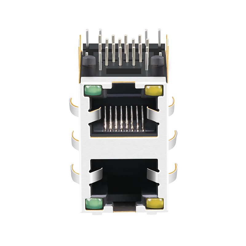 RJSAE-5381-02 615016245421 With G/Y Leds 2X1 Port RJ45 Connector Jack Without Magnetics