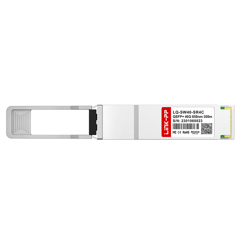 QSFP+ 40GBASE-SR BiDi 300m Multi Mode Duplex LC Optical Transceiver Module QSFP-40G-SR-BD