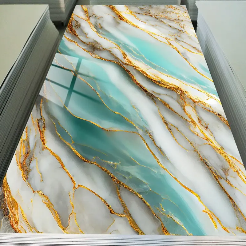 China A UV marble innovative wall decoration material that combines 3D printing technology and UV curing technology, which is waterproof, moisture-proof, anti slip, fireproof, and wear-resistant Manufacturer, Factory