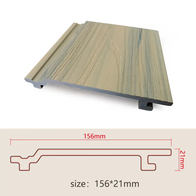 China Co extruded WPC outdoor wall decorative wall panels for residential, commercial, and public facilities Manufacturer, Factory