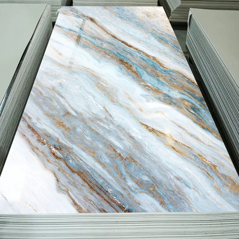 Wholesale UV marble background board, high gloss, high strength, acid and alkali resistance, corrosion resistance Manufacturers, Supplier