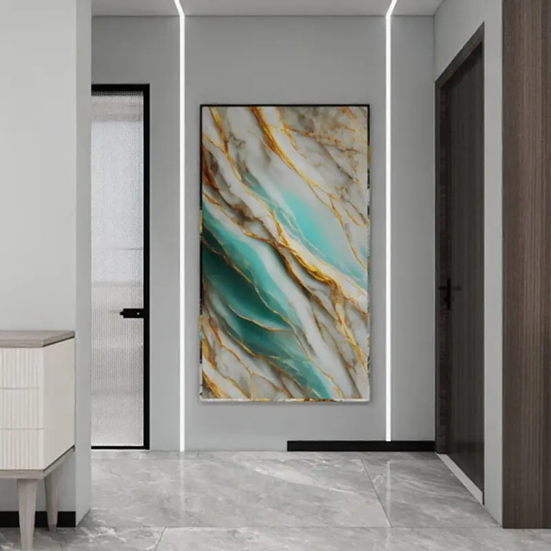 China A UV marble innovative wall decoration material that combines 3D printing technology and UV curing technology, which is waterproof, moisture-proof, anti slip, fireproof, and wear-resistant Manufacturer, Factory