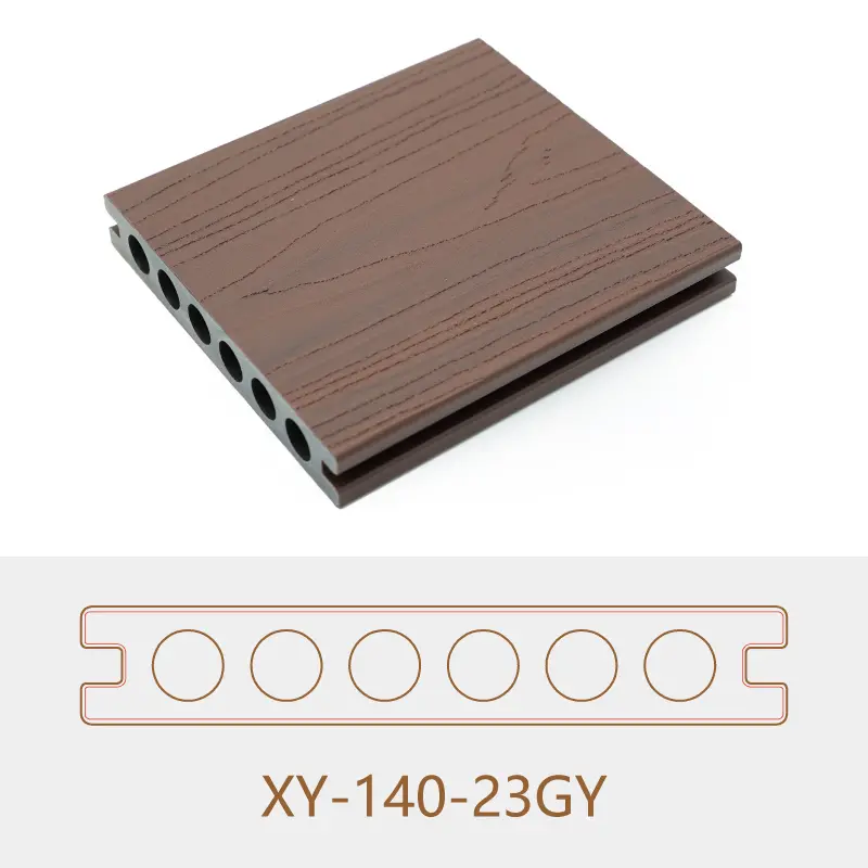 China Factory Waterproof WPC Co-extruded Solid Decking Board for Outdoor WPC Composite Decking Manufacturer, Manufacturers
