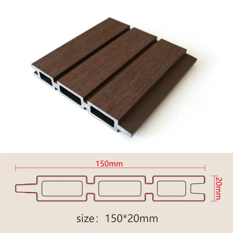 Wholesale Factory direct sales waterproof, moisture-proof, anti-corrosion outdoor safety privacy WPC garden fence Supplier, Factories