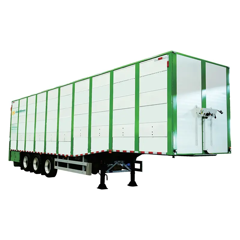 CE Certification China GoldBees Livestock Transport Semi-Trailer: Smart Safety Solution by Leading Suppliers and Factory Manufacturer, Factories