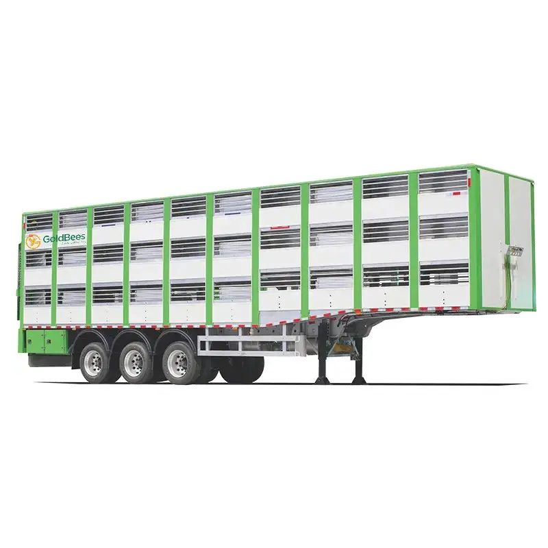 CE Certification China GoldBees Livestock Transport Semi-Trailer: Smart Safety Solution by Leading Suppliers and Factory Manufacturer, Factories
