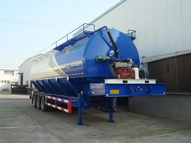 GoldBees ElectricHydraulic Auger Conveyor Bulk Feed Transport Semi-Trailer (4)
