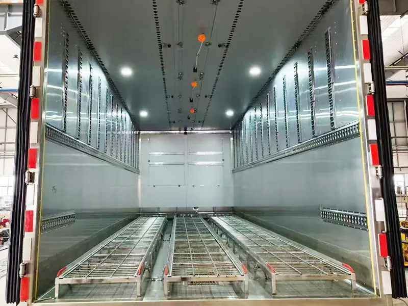 GoldBees Day-old ChickLayer Transport Truck - Fully Enclosed Automated Logistics (15)