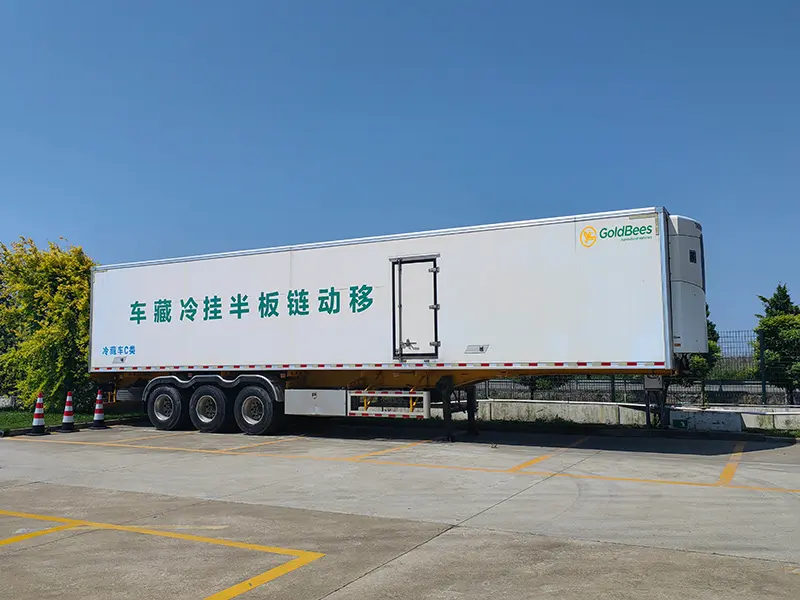Goldbees Refrigerated Cold-chain Transport Semi-trailer (1)