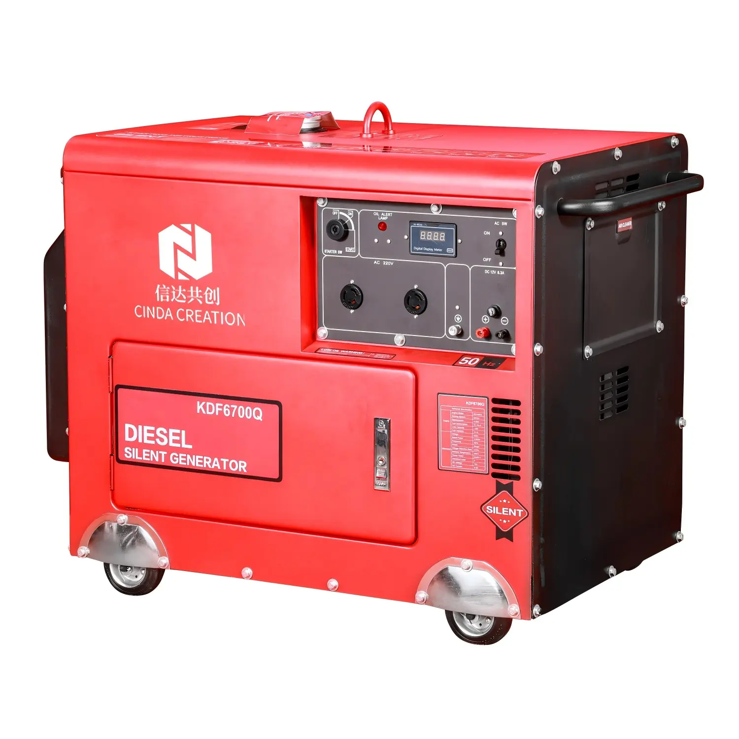 Cheap Versatile KDF6700Q Quiet Generator Set Portable Power Source 4.5kVA 5.0kVA Exporters, Service