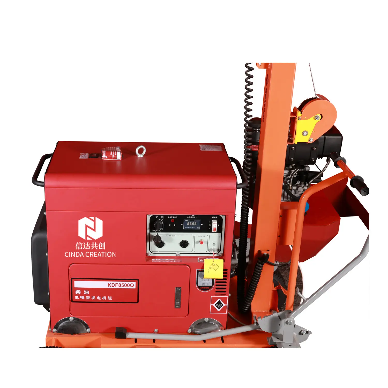 High-Quality Quiet 7.5KVA Diesel Generator Reliable Power Minimal Noise for Building Backup Power Exporter, Service