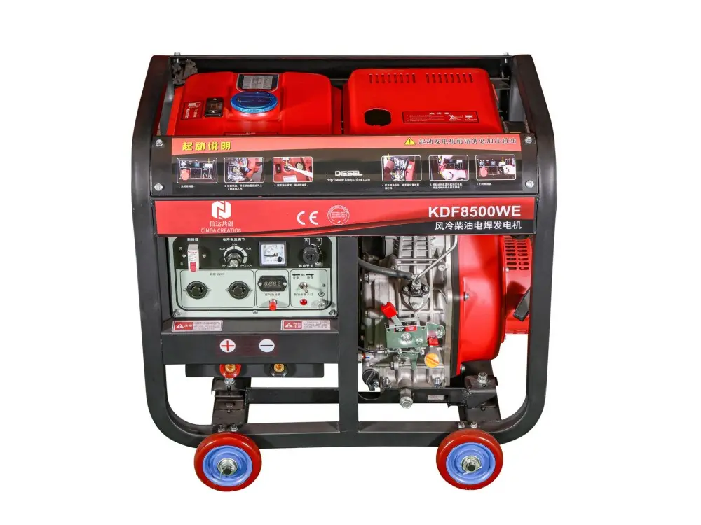 High-Quality Electric Welding High-Performance Generators Set KDF8500WE Exporters, Exporter