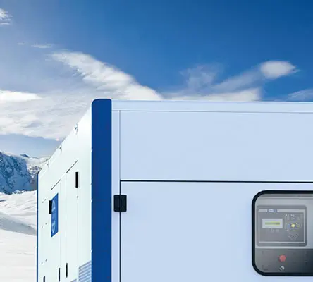 FG Wilson diesel generator operating in extreme Arctic conditions