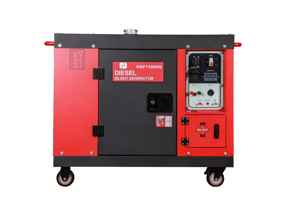High-Quality Versatile and Powerful Portable Silent Generator Set KDF11000Q Supplier, Suppliers
