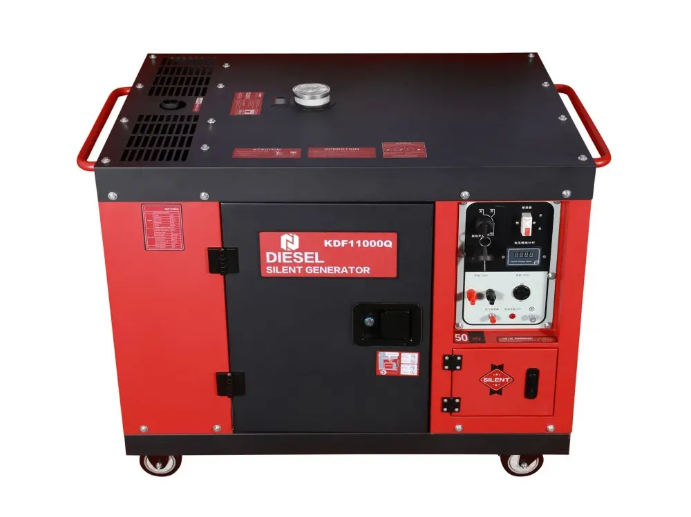 High-Quality Versatile and Powerful Portable Silent Generator Set KDF11000Q Supplier, Suppliers