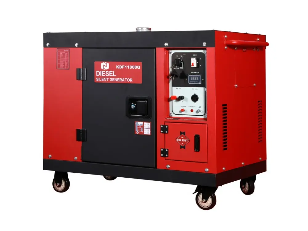High-Quality Versatile and Powerful Portable Silent Generator Set KDF11000Q Supplier, Suppliers
