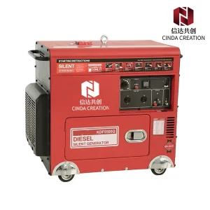 High-Quality 6.6kVA 8KW Silent Diesel Generator Set