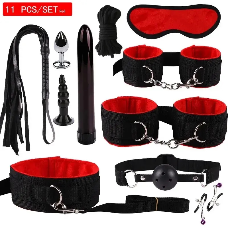 ODM BDSM Toys Bondage Restraint Set 11pcs Suppliers, Manufacturers