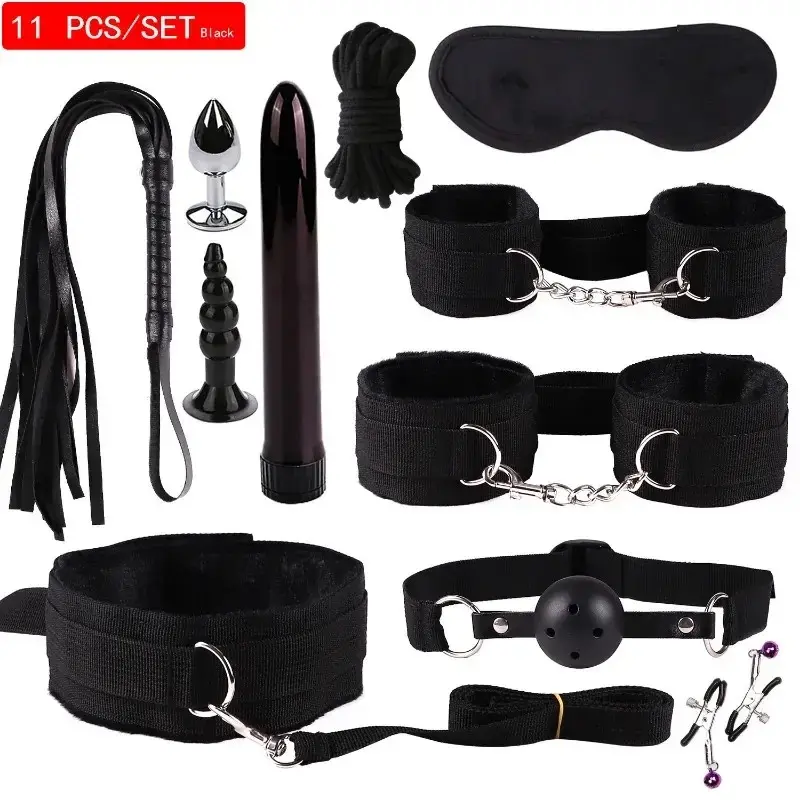 ODM BDSM Toys Bondage Restraint Set 11pcs Suppliers, Manufacturers