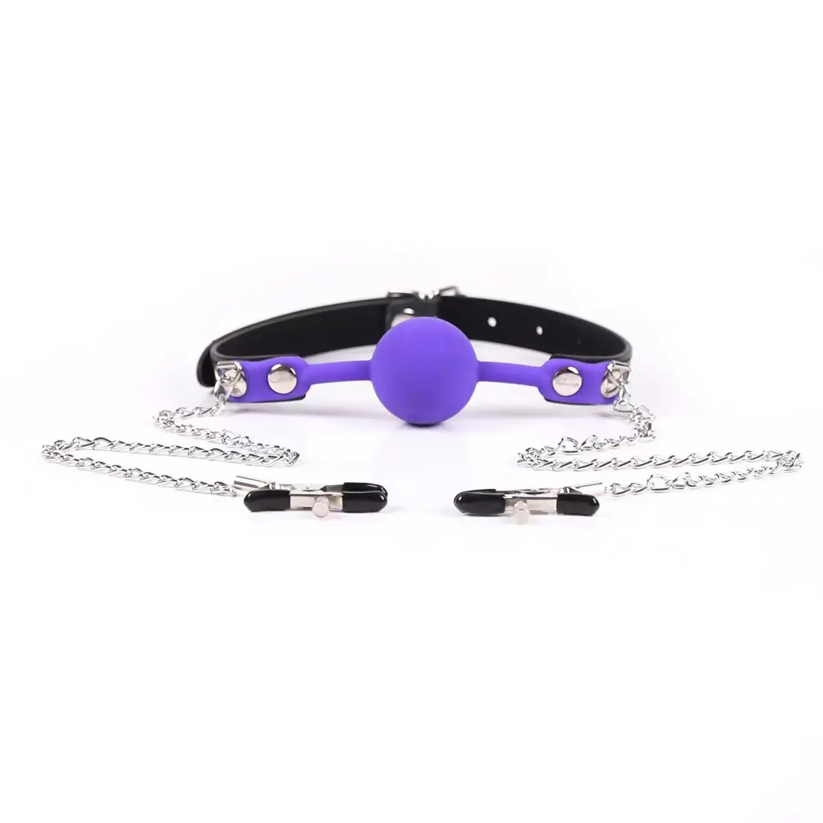 Wholesale Mouth Gag Ball with Removable Nipple Clitoris Factory, Suppliers