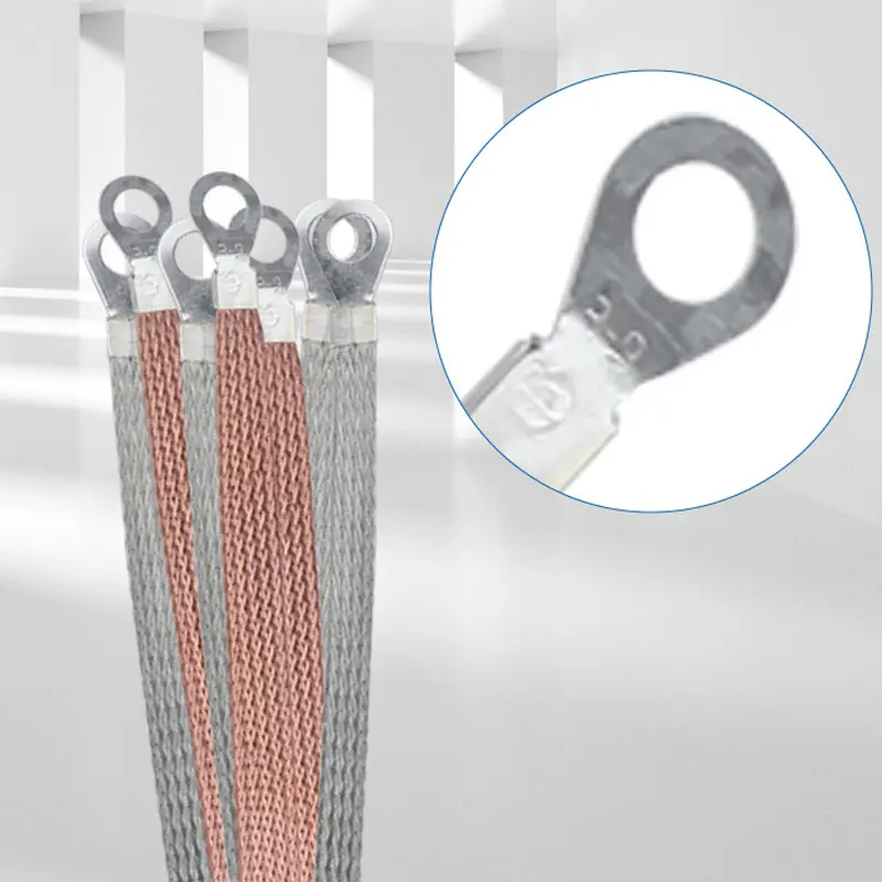 China Suppliers Factory Soft Connection Conductive Tape Copper Flat Wire for Reliable Electrical Connections