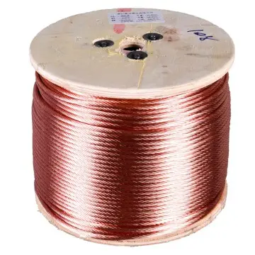 Highly flexible stranded copper wire for industrial use