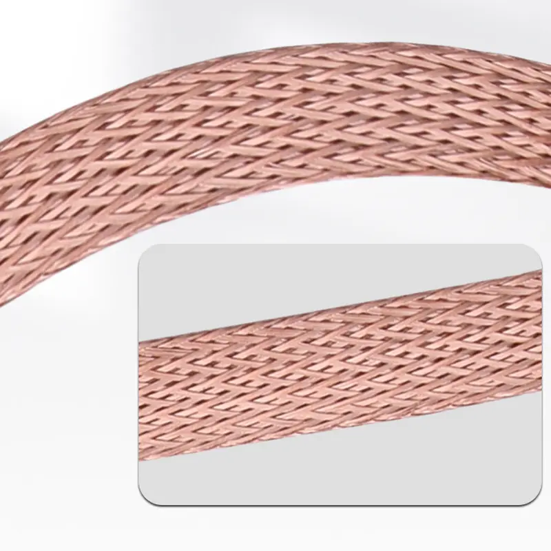 Flexible Conductive Tape Copper Flat Wire View 2