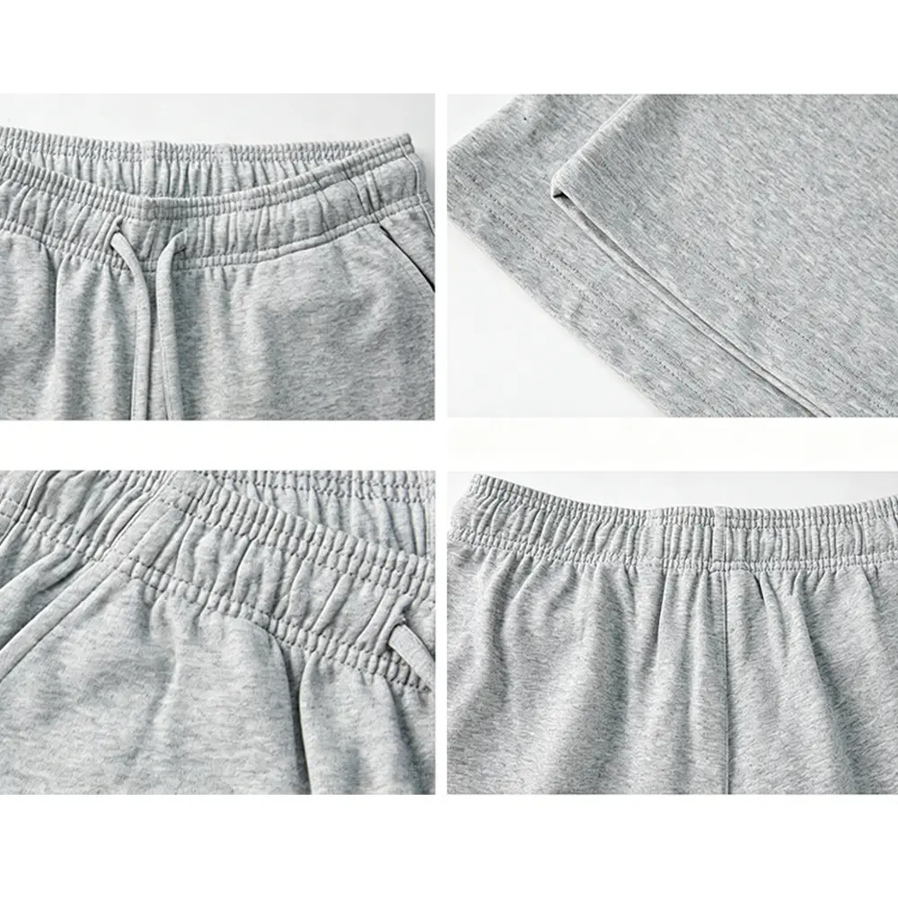 Custom XH-Fashion Custom Logo Men’s Wide Leg Sweatpants | Loose Straight Leg Casual Jogger Pants 2 Colors OEM ODM Private Label Factories, Factory