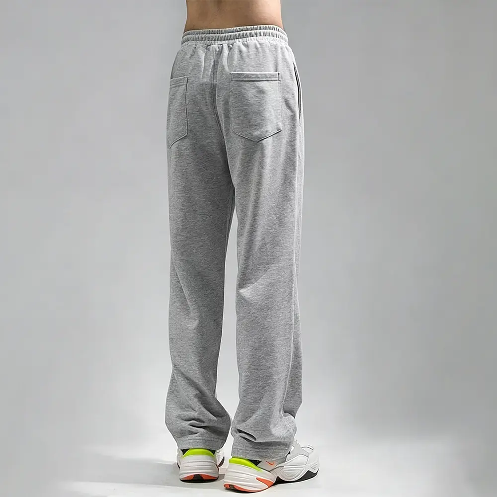Custom XH-Fashion Custom Logo Men’s Wide Leg Sweatpants | Loose Straight Leg Casual Jogger Pants 2 Colors OEM ODM Private Label Factories, Factory