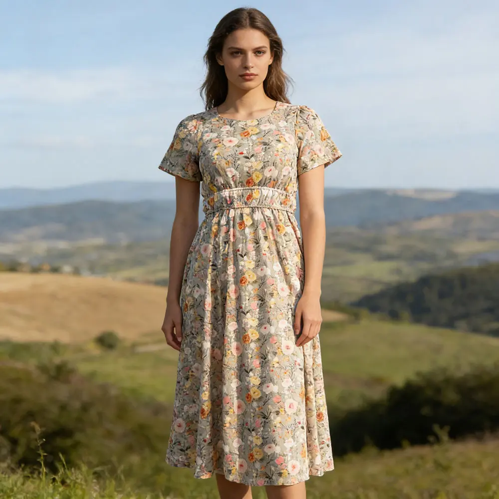High-Quality XH-Fashion  OEM Women's Long Dress Maternity Long Dress - Elegant Women's Maxi Dress for Expecting Moms Women Dress Manufacturer Supplier Manufacturer, Factory