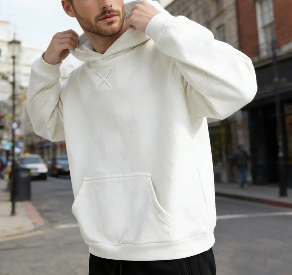Custom XH-Fashion Customizable Distressed Cotton Hoodie - Edgy Streetwear Style Manufacturer, Supplier