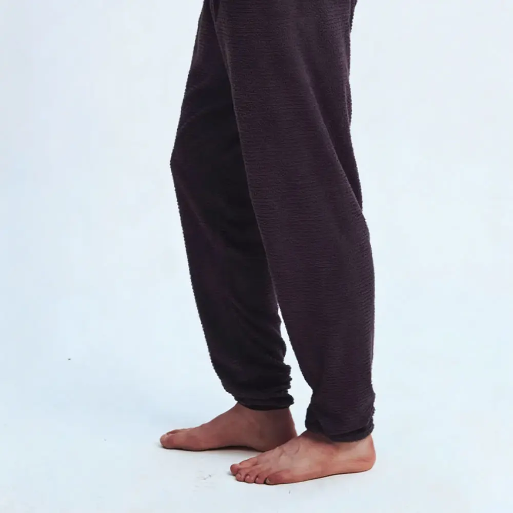 Custom XH-Fashion Men's Waffle Fleece Joggers - Warm Cozy Ribbed Fleece Loungewear Pants for Home & Outdoor Manufacturer, Factory