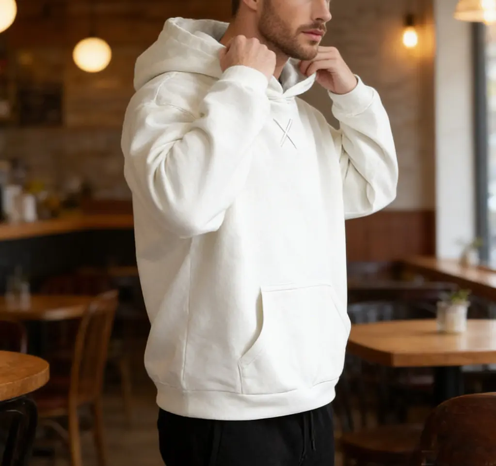 Custom XH-Fashion Customizable Distressed Cotton Hoodie - Edgy Streetwear Style Manufacturer, Supplier