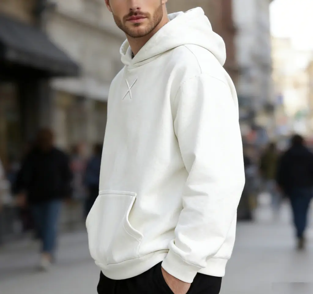 Custom XH-Fashion Customizable Distressed Cotton Hoodie - Edgy Streetwear Style Manufacturer, Supplier