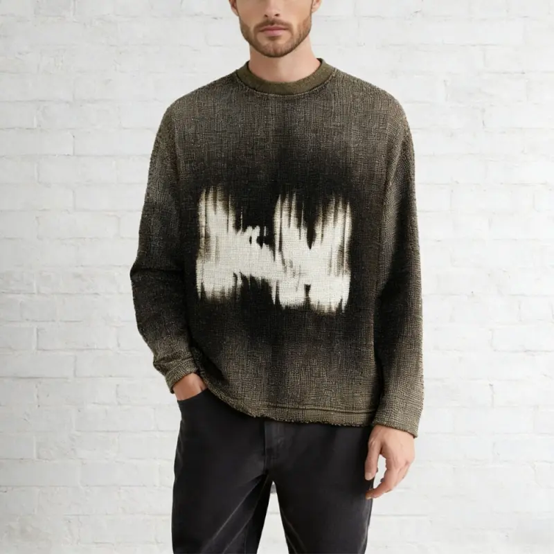 High-Quality XH-Fashion Customizable Distressed Cotton Tee - Edgy Streetwear Style Manufacturer, Factories