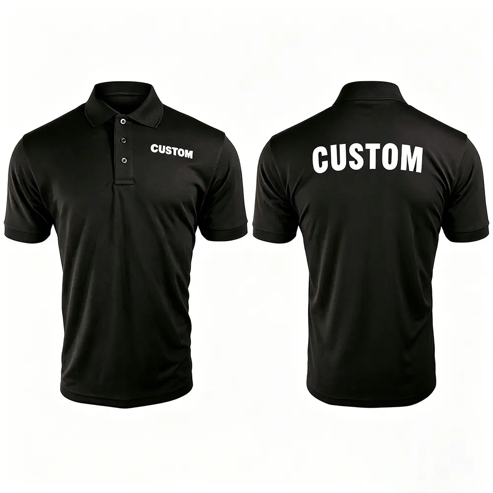 Custom XH-Fashion Custom Logo Quick Dry Men’s Polo Shirt | Short Sleeve Collar Uniform Polo Tee OEM ODM Private Label Custom Work Shirts Supplier, Factory
