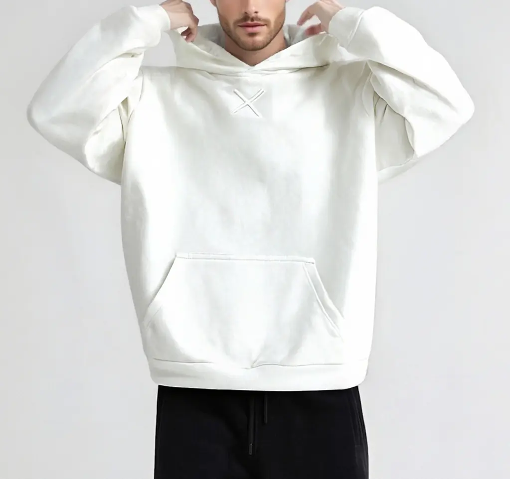 Custom XH-Fashion Customizable Distressed Cotton Hoodie - Edgy Streetwear Style Manufacturer, Supplier