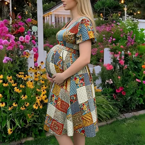 OEM XH-Fashion OEM Women's Long Dress-1 Maternity Long Dress - Elegant Women's Maxi Dress for Expecting Moms Women Dress Manufacturer Supplier Manufacturer, Manufacturers