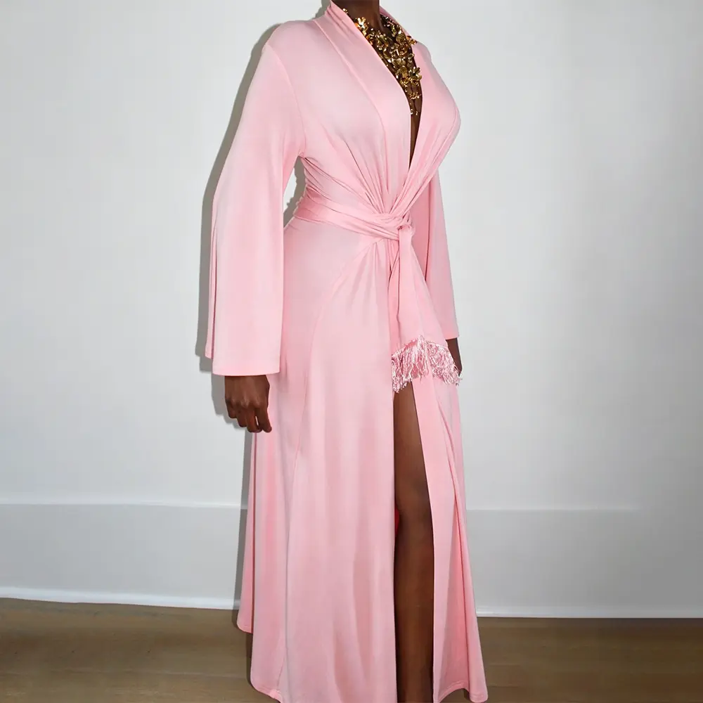 OEM XH-Fashion OEM ODM Soft Modal Bridal Party Pajama Set, Custom Print Kimono Cardigan + Dress/Jumpsuit Separates Loungewear Wholesale Private Label Manufacturer, Factories