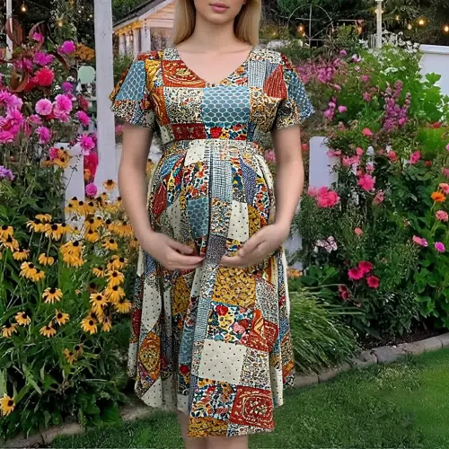 OEM XH-Fashion OEM Women's Long Dress-1 Maternity Long Dress - Elegant Women's Maxi Dress for Expecting Moms Women Dress Manufacturer Supplier Manufacturer, Manufacturers