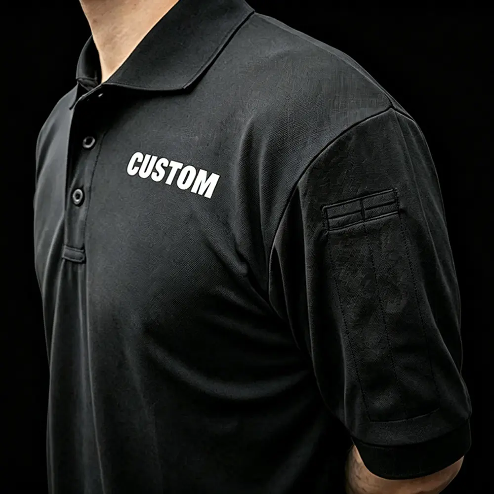 Custom XH-Fashion Custom Logo Quick Dry Men’s Polo Shirt | Short Sleeve Collar Uniform Polo Tee OEM ODM Private Label Custom Work Shirts Supplier, Factory